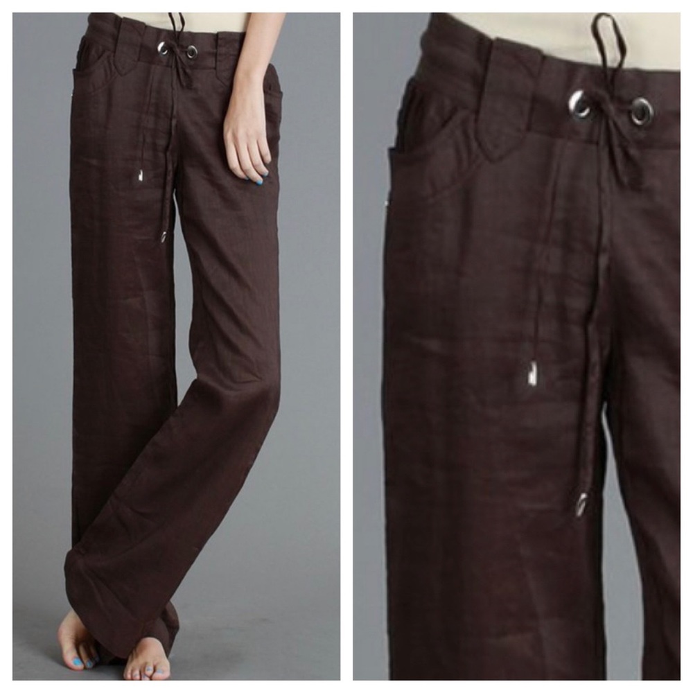 100% linen pants - Picture 1 of 3
